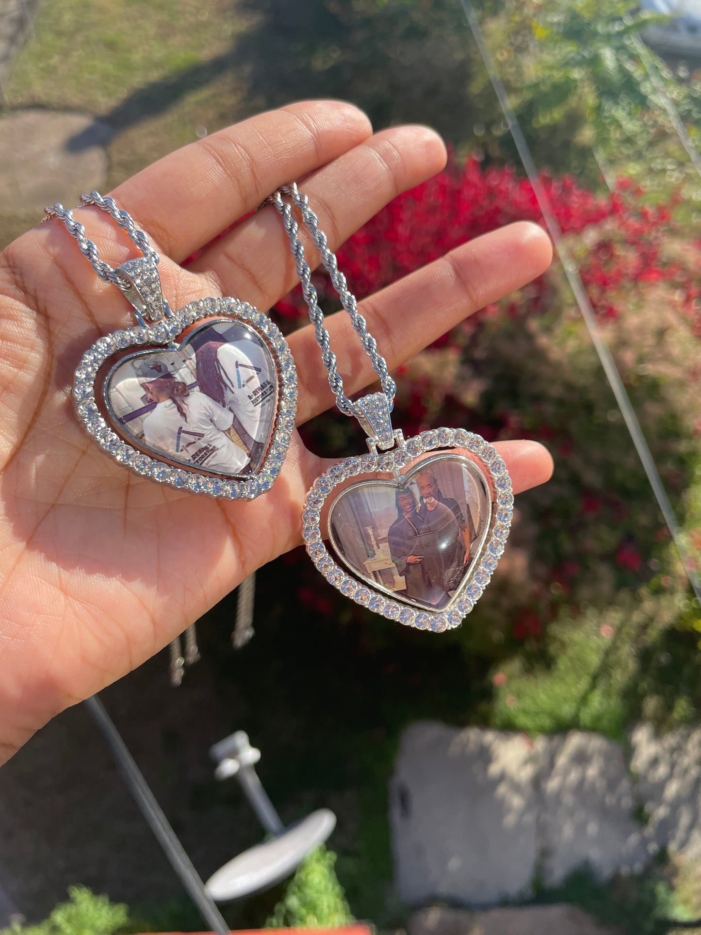 Double Sided Heart Necklace