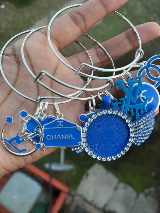 Royal Blue Bangles(3)